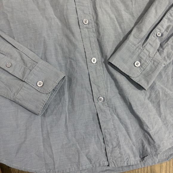 Guess Los Angeles Women’s Sz XS Blue Button Down Shirt Long Sleeve Y2K Classic - Picture 9 of 11